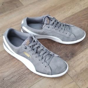 PUMA - Vikky Grey Suede  Women Sz: 7.5